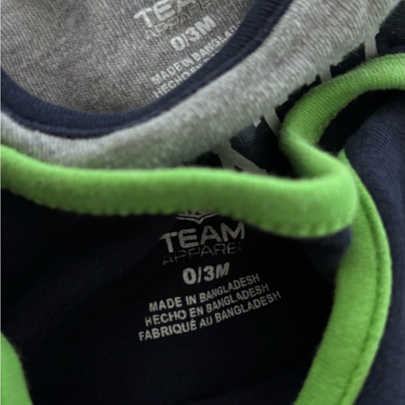 NFL Seattle Seahawks baby onesie Set - 0/3mo - Picture 5 of 5
